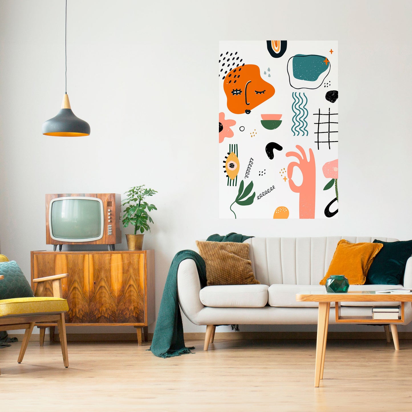 Poster verticale staccabile e attaccabile MATISSE WHIMSY