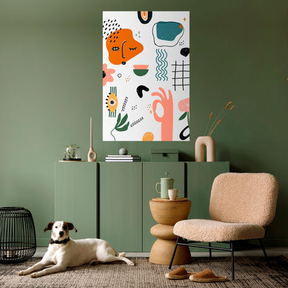 Poster verticale staccabile e attaccabile MATISSE WHIMSY
