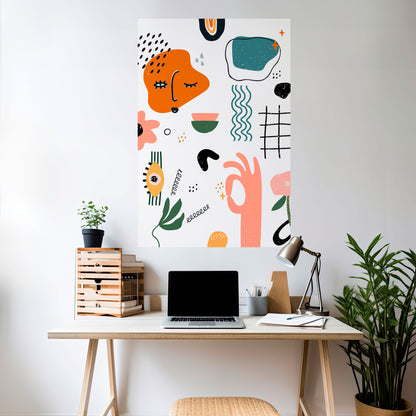 Poster verticale staccabile e attaccabile MATISSE WHIMSY