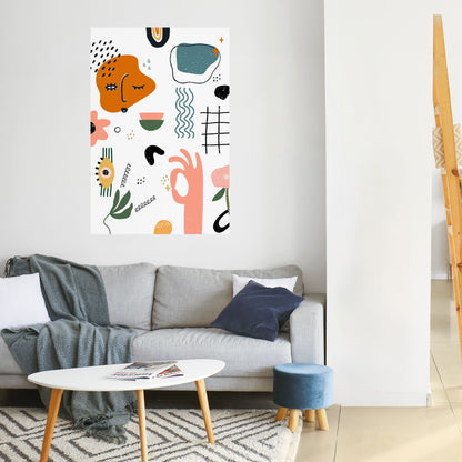 Poster verticale staccabile e attaccabile MATISSE WHIMSY