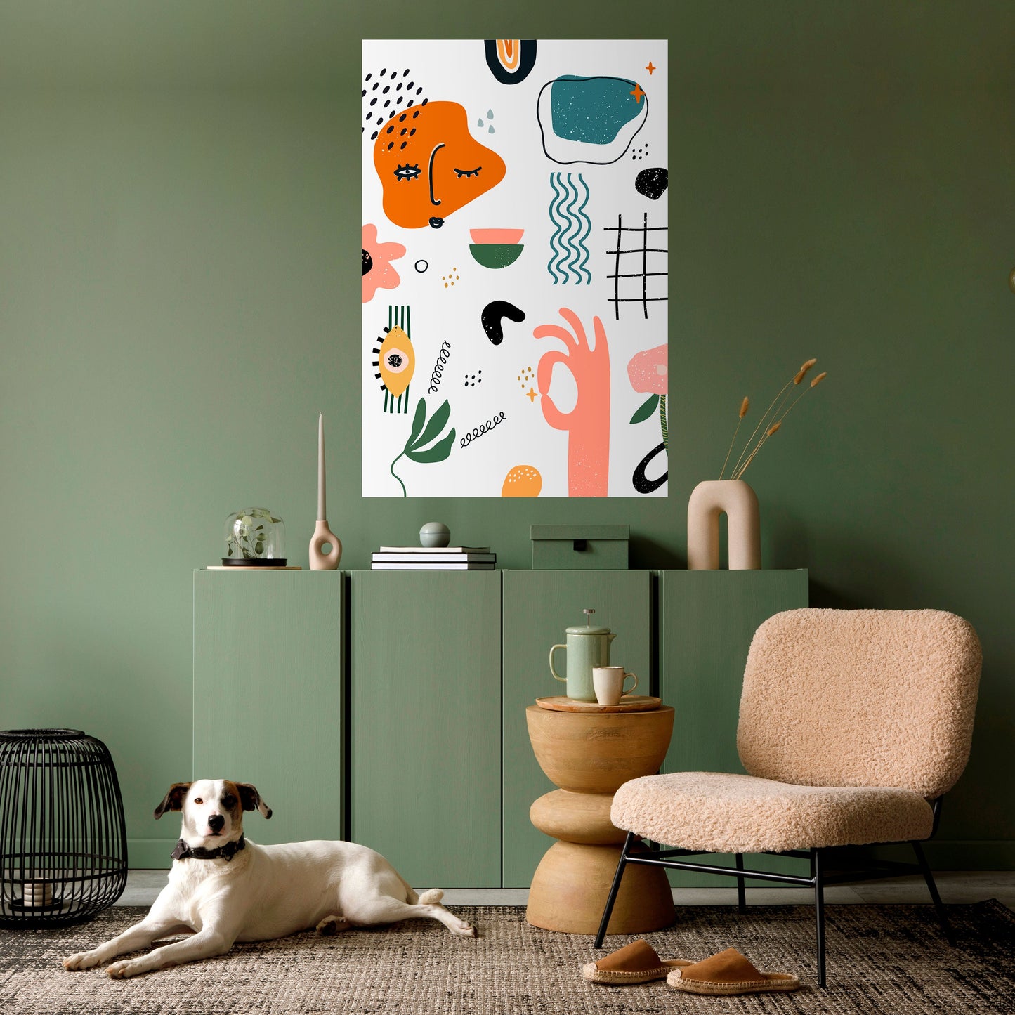 Poster verticale staccabile e attaccabile MATISSE WHIMSY