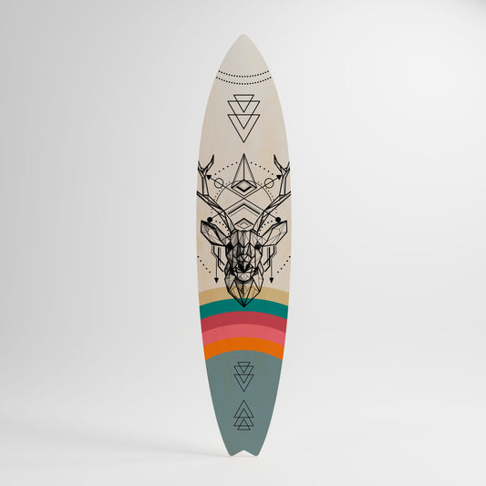 DEER OF COLOR Decorative Plywood Surfboard