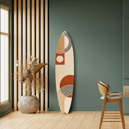 SPACE AROUND Tavola da surf decorativa in compensato