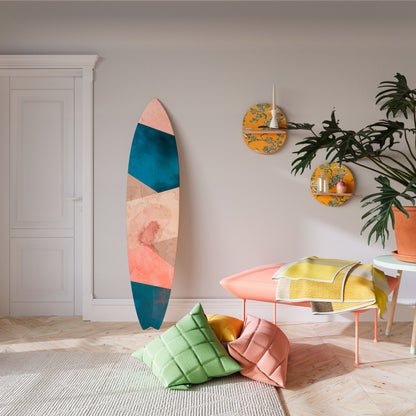 PEONY INTERIOR Decorative Plywood Surfboard