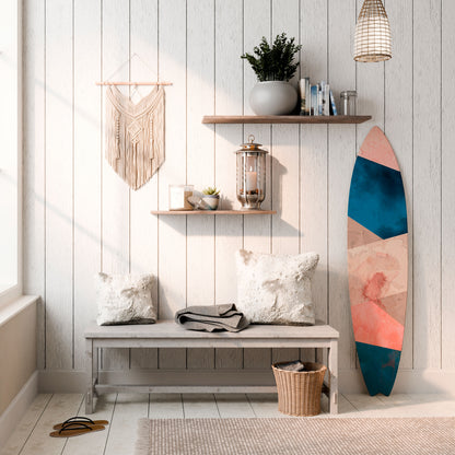 PEONY INTERIOR Decorative Plywood Surfboard