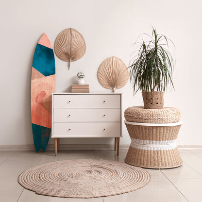 PEONY INTERIOR Decorative Plywood Surfboard
