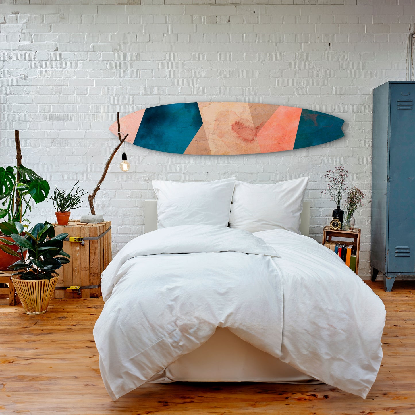 PEONY INTERIOR Decorative Plywood Surfboard