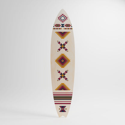 ETHNIC TEASER Decorative Plywood Surfboard