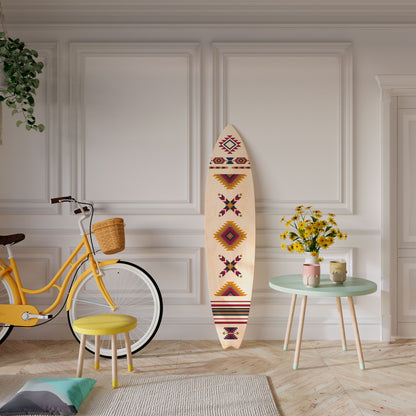 ETHNIC TEASER Decorative Plywood Surfboard