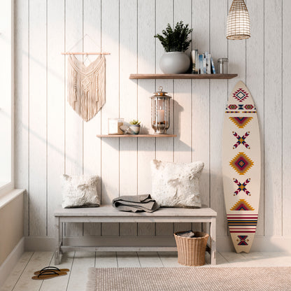ETHNIC TEASER Decorative Plywood Surfboard