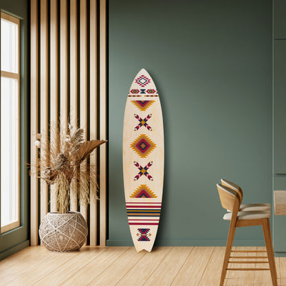 ETHNIC TEASER Decorative Plywood Surfboard