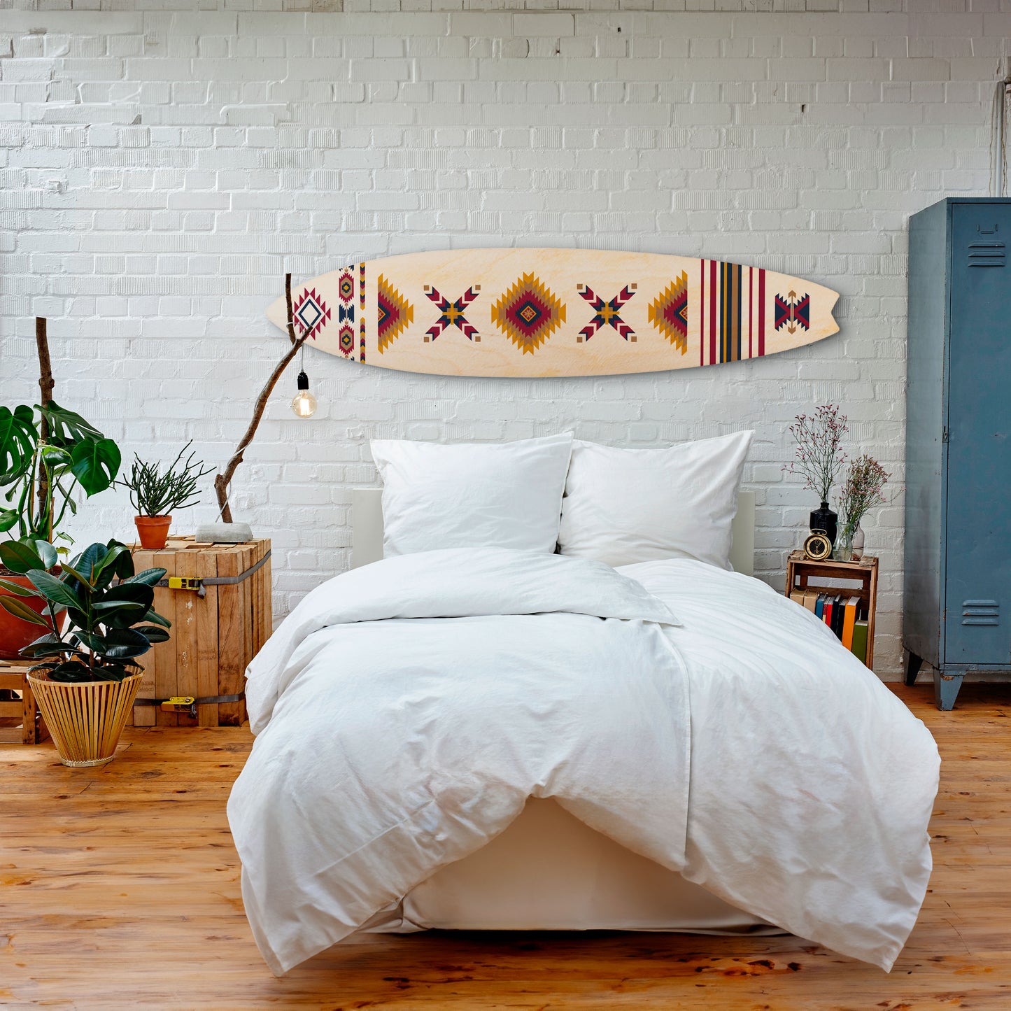 ETHNIC TEASER Decorative Plywood Surfboard