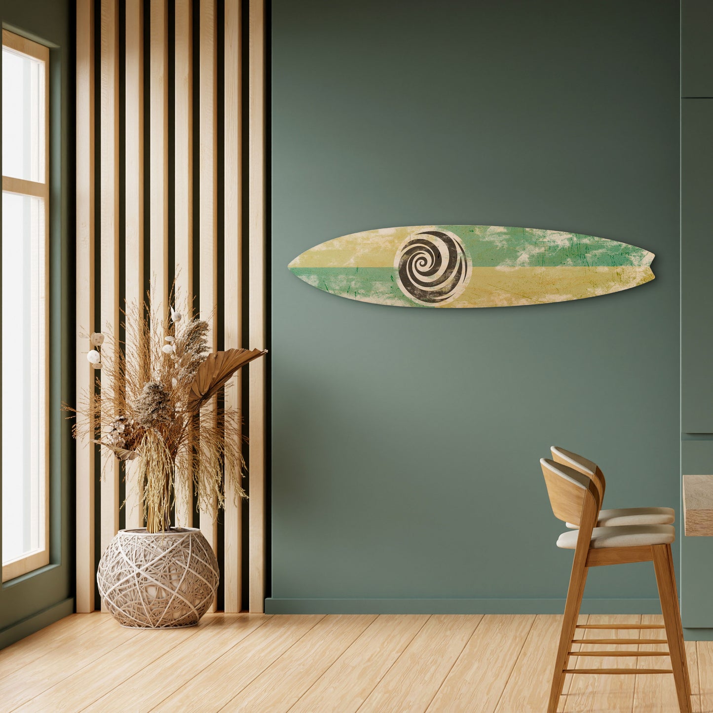 CURLY MODE Decorative Plywood Surfboard