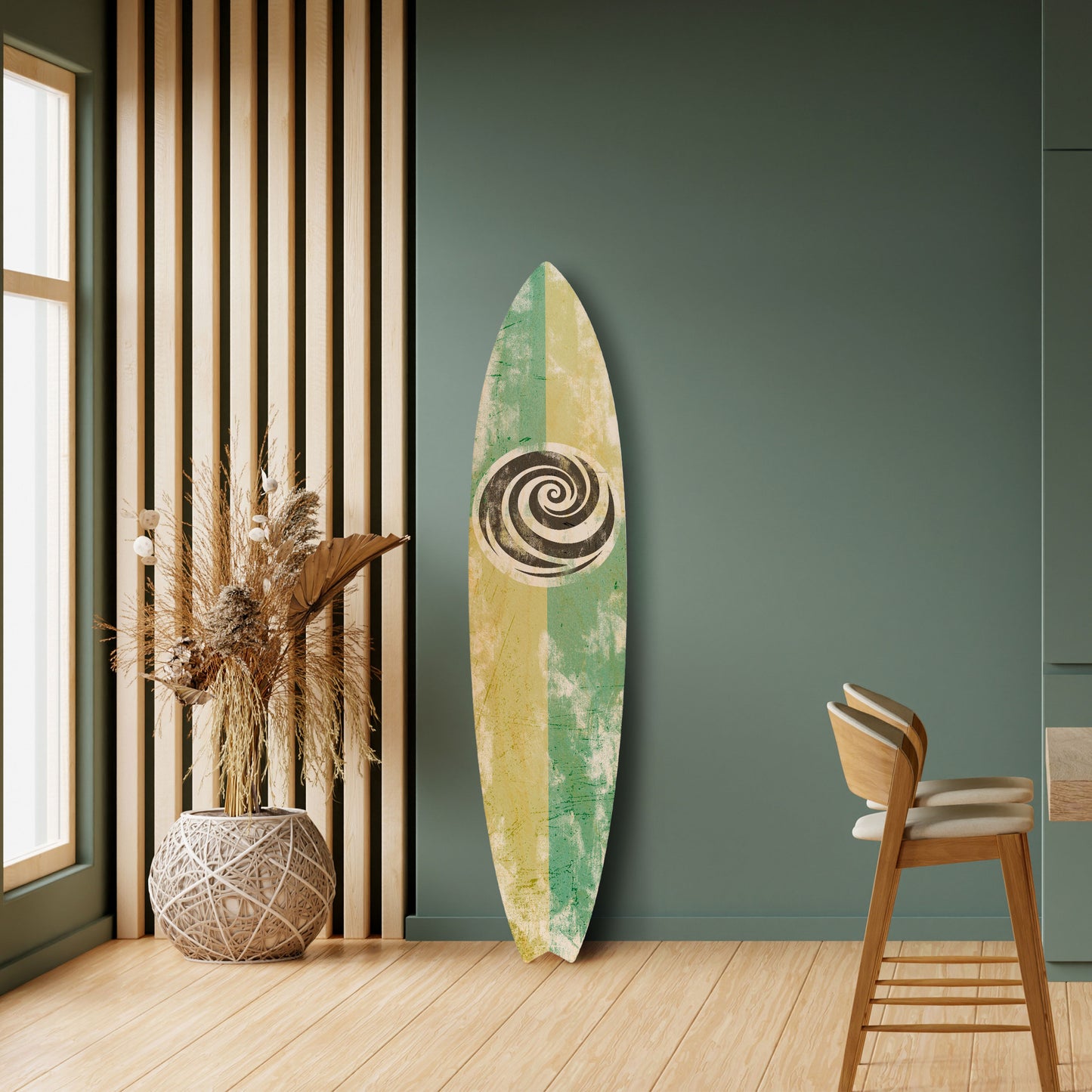 CURLY MODE Decorative Plywood Surfboard