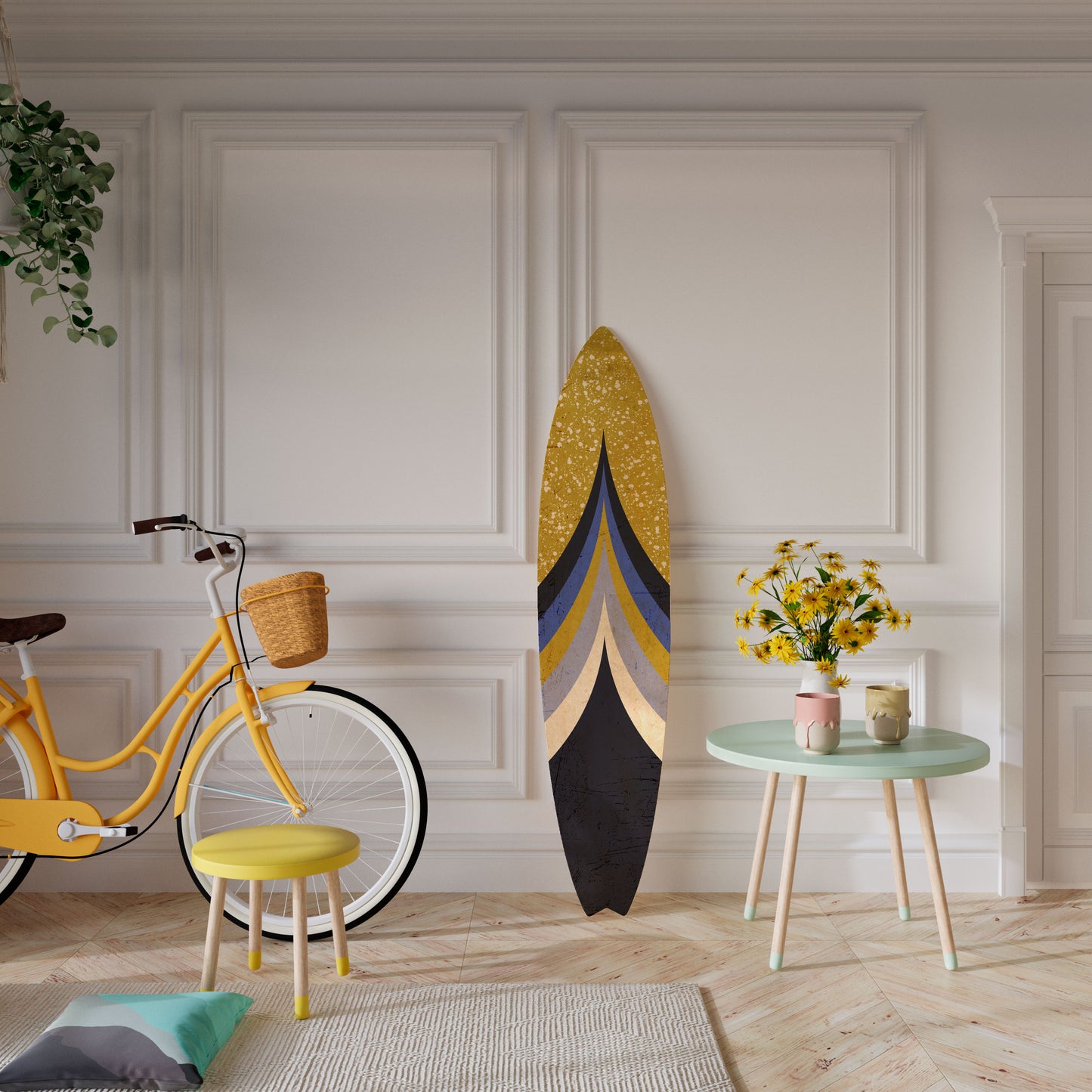 SOURING GLARE Tavola da surf decorativa in compensato