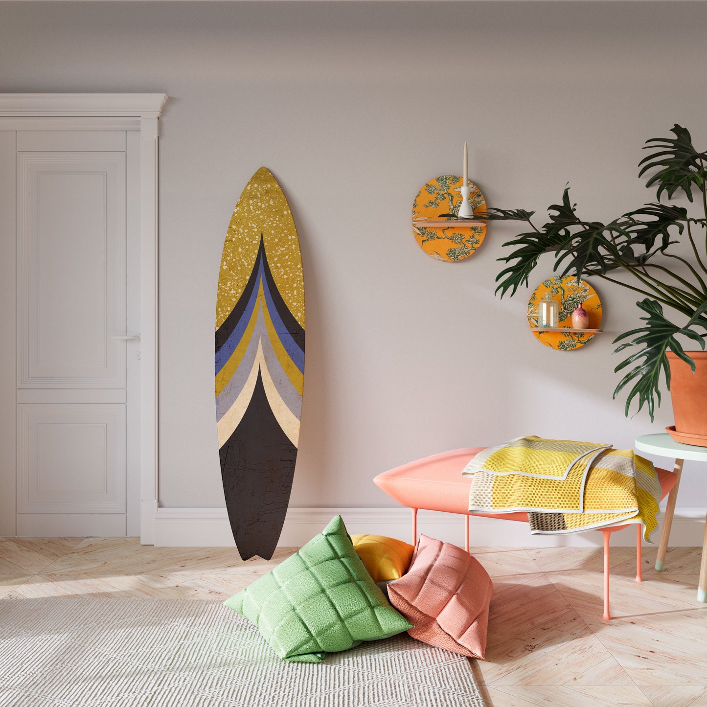 SOURING GLARE Tavola da surf decorativa in compensato