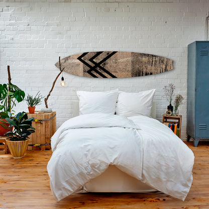 SUMMIT STRIPES Tavola da surf decorativa in compensato