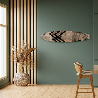 SUMMIT STRIPES Tavola da surf decorativa in compensato