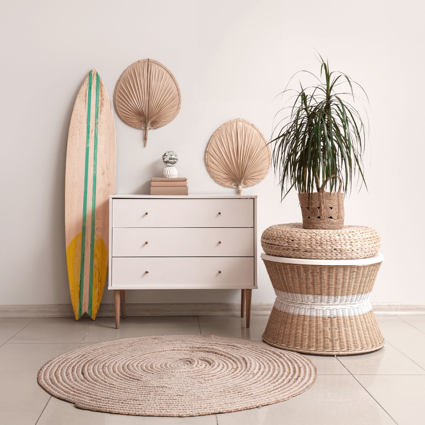 SUNSET RIDER Surfboard Decorative Panel