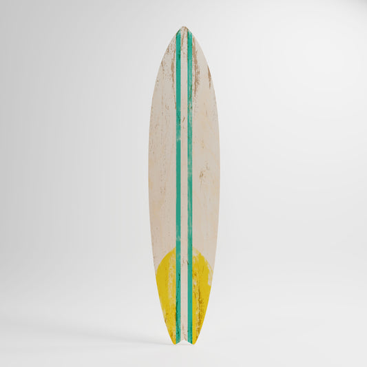 SUNSET RIDER Tavola da surf decorativa in compensato