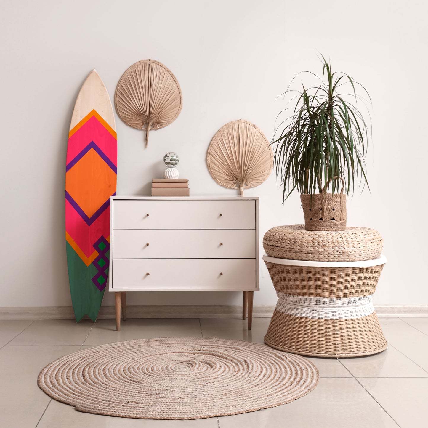 LUMINOUS BRILLIANCE Surfboard Decorative Panel