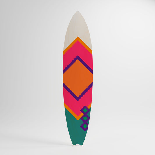 LUMINOUS BRILLIANCE Decorative Plywood Surfboard