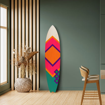LUMINOUS BRILLIANCE Decorative Plywood Surfboard