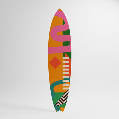 VIBRANT ENERGY Decorative Plywood Surfboard