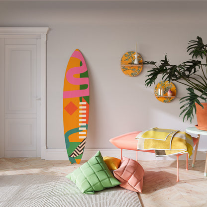 VIBRANT ENERGY Decorative Plywood Surfboard