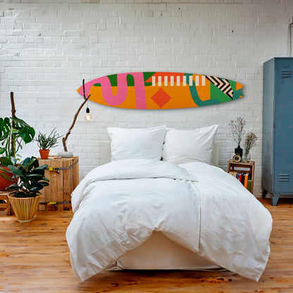 VIBRANT ENERGY Decorative Plywood Surfboard