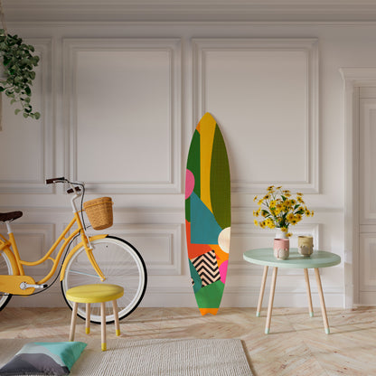 RADIANT HUES Surfboard Decorative Panel