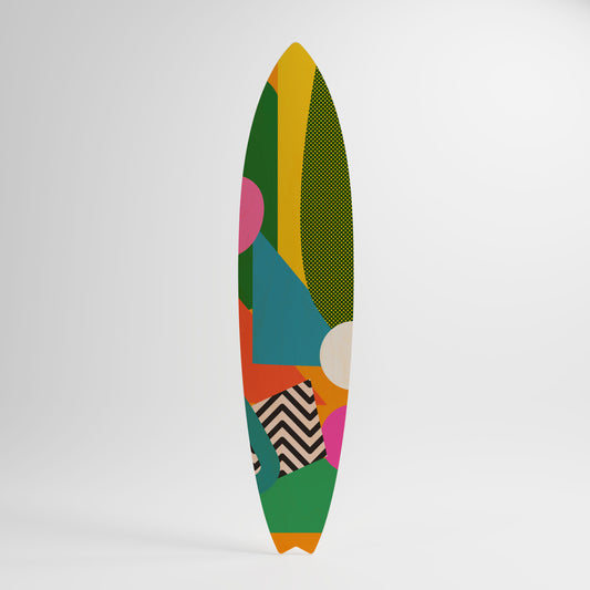 RADIANT HUES Surfboard Decorative Panel