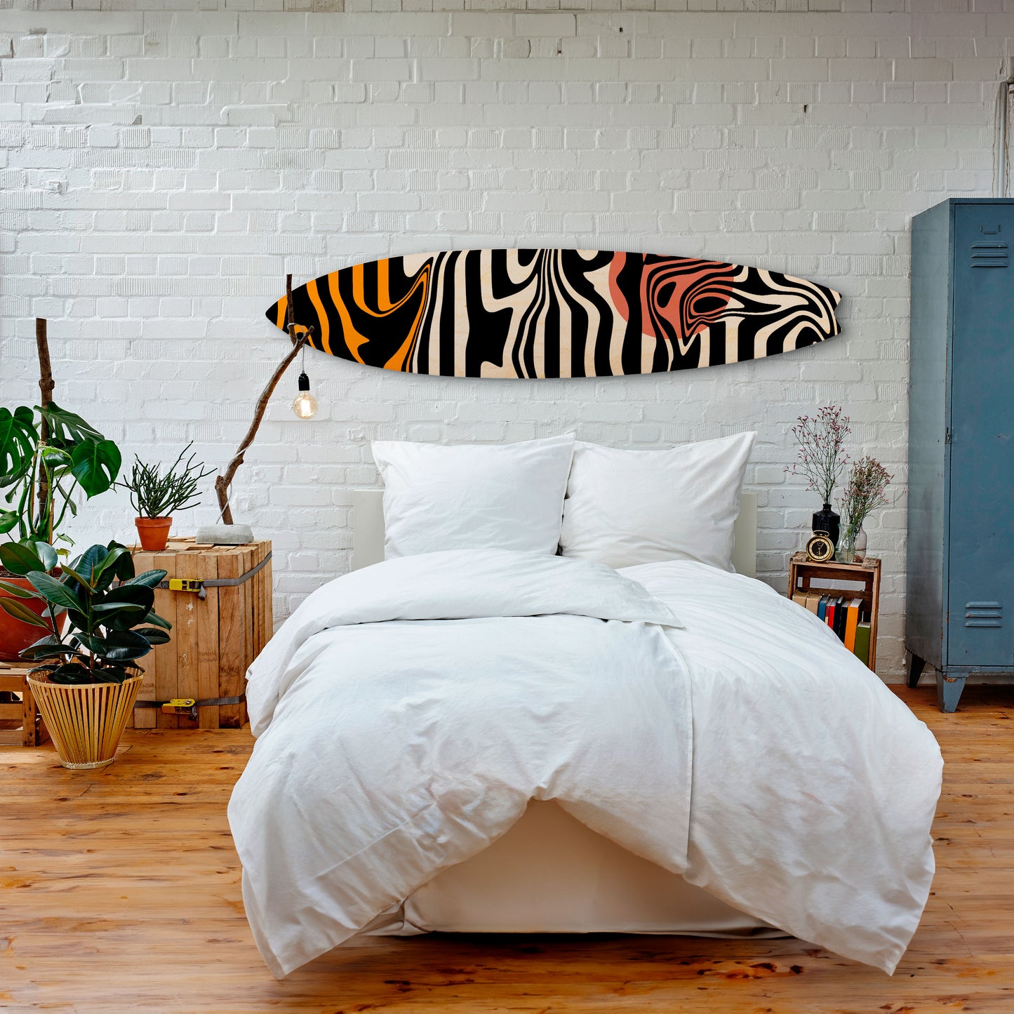 RIPPLE FLOW Tavola da surf decorativa in compensato