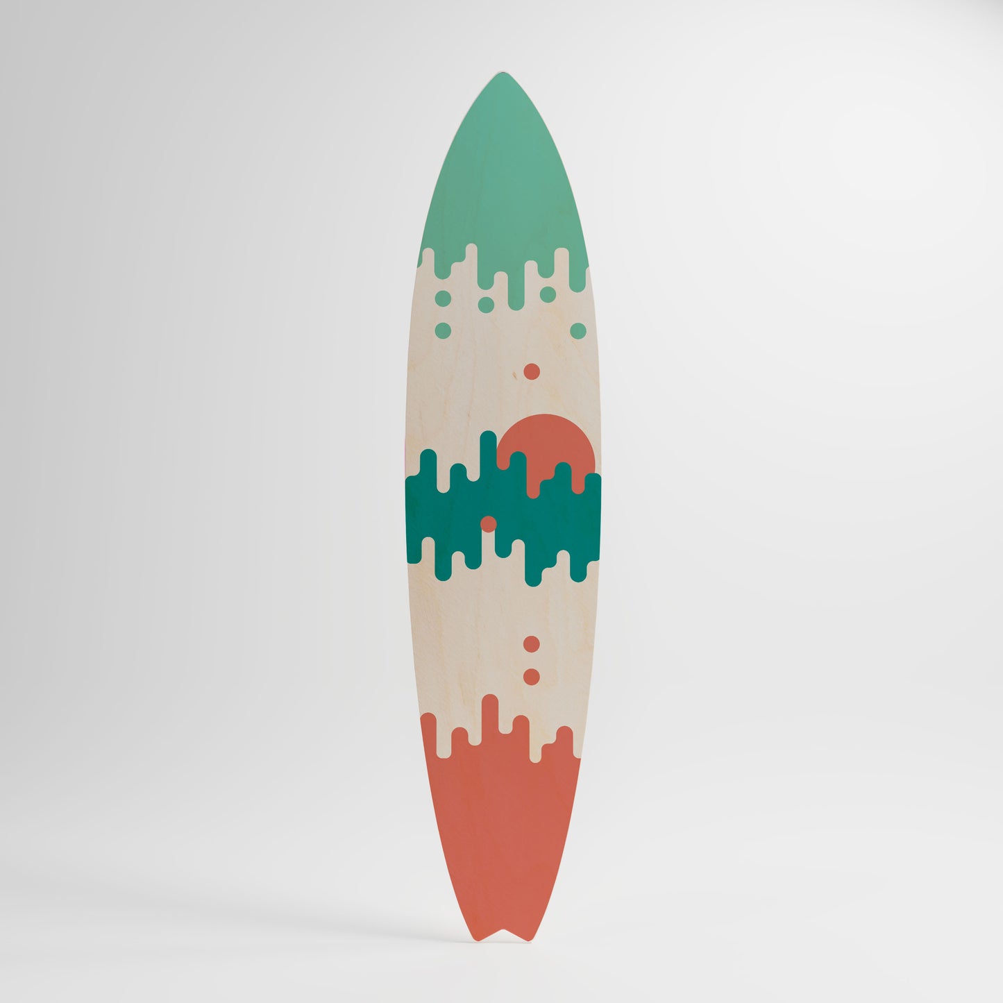 MORNING BREAK Decorative Plywood Surfboard