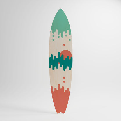 MORNING BREAK Decorative Plywood Surfboard