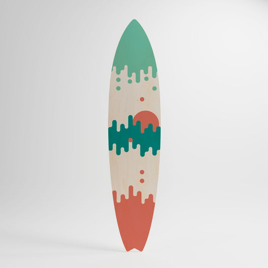 MORNING BREAK Decorative Plywood Surfboard