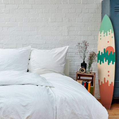 MORNING BREAK Decorative Plywood Surfboard