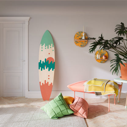 MORNING BREAK Decorative Plywood Surfboard