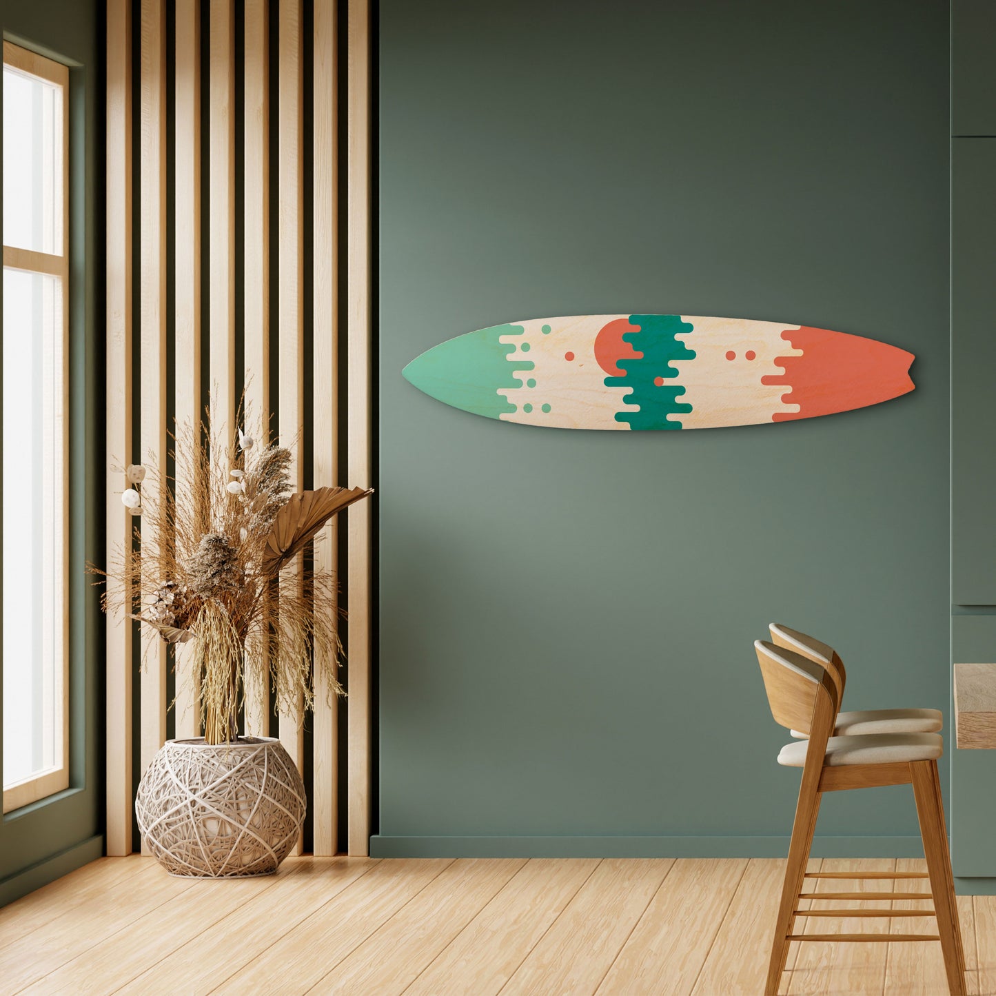 MORNING BREAK Decorative Plywood Surfboard
