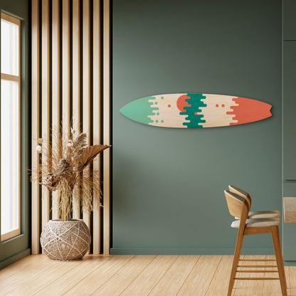 MORNING BREAK Decorative Plywood Surfboard