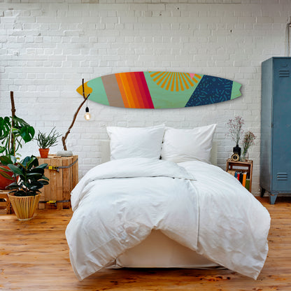 DAYBREAK BLISS Decorative Plywood Surfboard