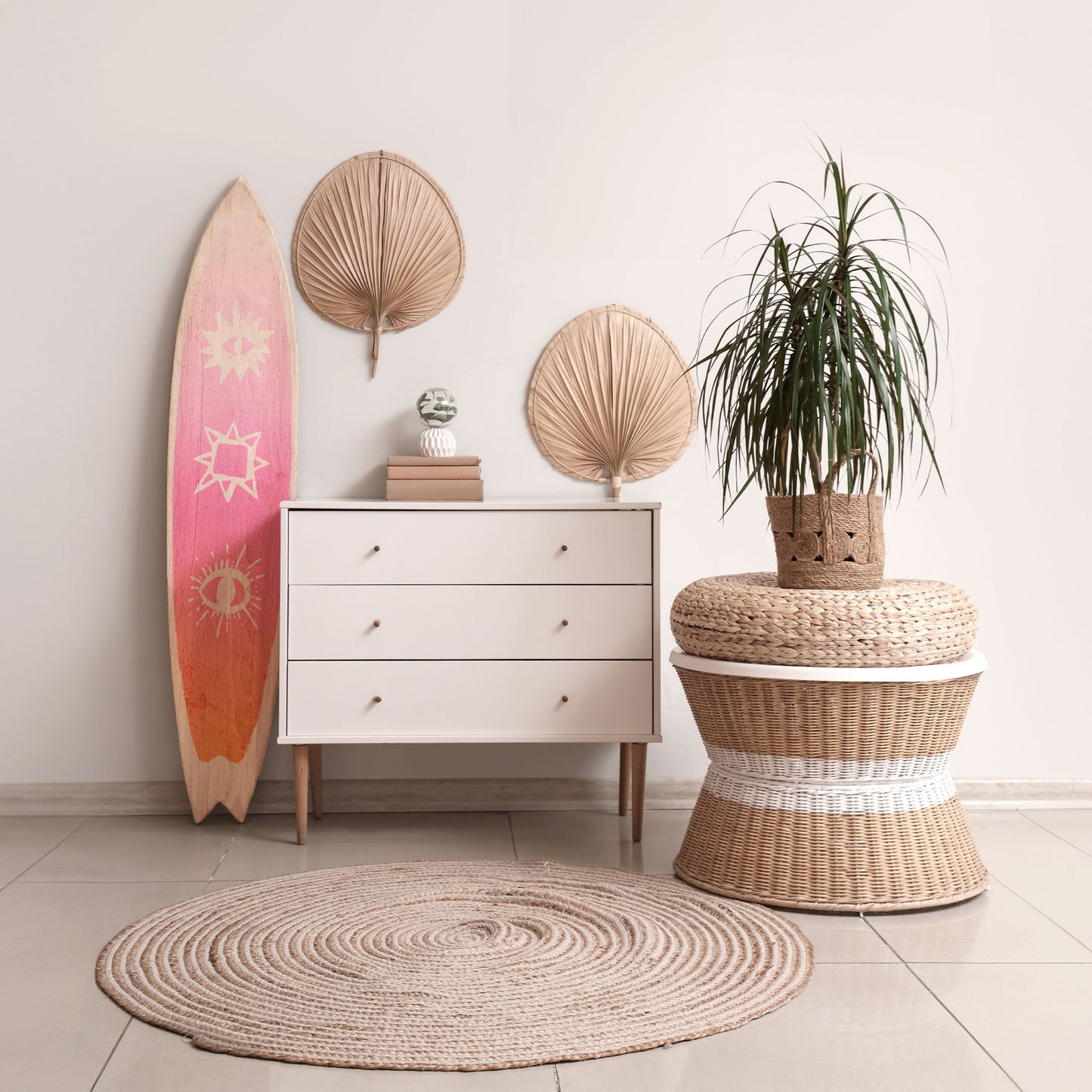 DAZZLING DESIGN Decorative Plywood Surfboard