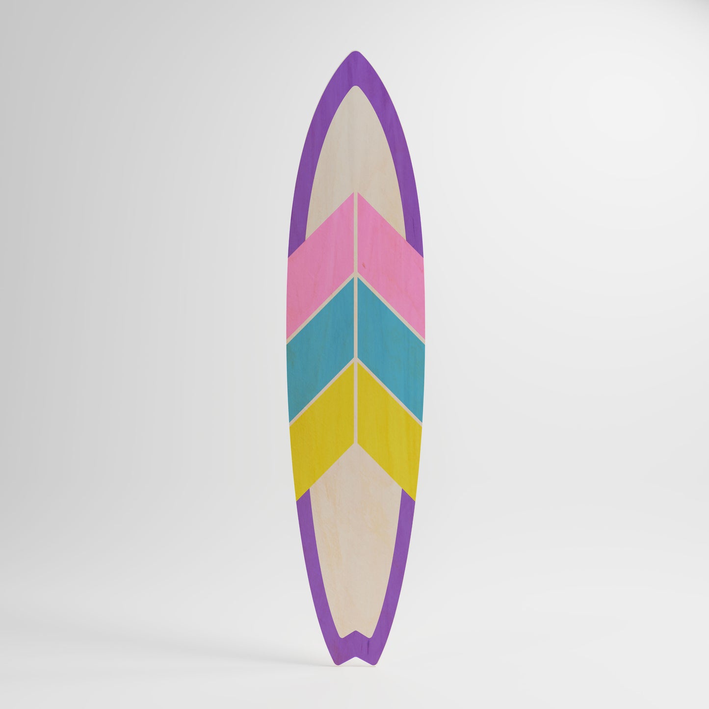 VIGOROUS SEQUENCE Decorative Plywood Surfboard