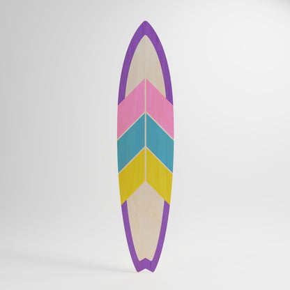 VIGOROUS SEQUENCE Decorative Plywood Surfboard