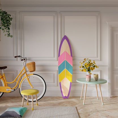 VIGOROUS SEQUENCE Decorative Plywood Surfboard