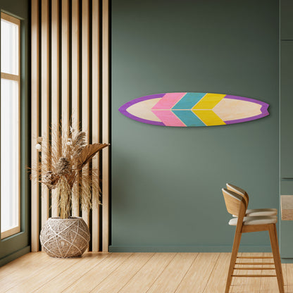 VIGOROUS SEQUENCE Decorative Plywood Surfboard