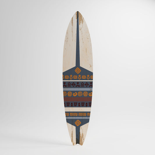 AFRICAN VINTAGE Decorative Plywood Surfboard