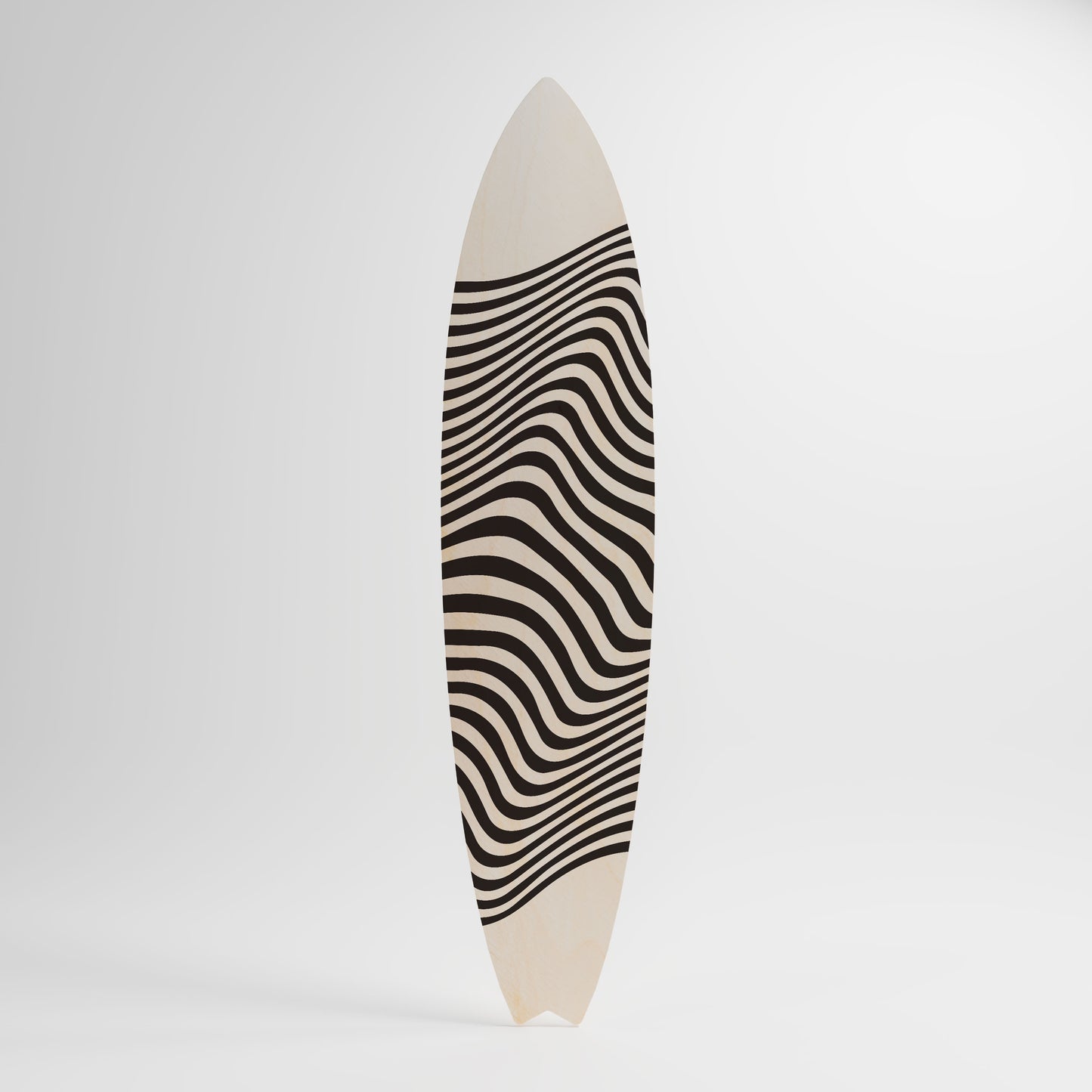 ILLUSIONARY FLOW Decorative Plywood Surfboard