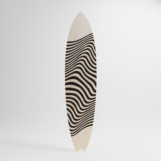ILLUSIONARY FLOW Decorative Plywood Surfboard