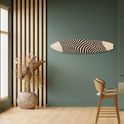 ILLUSIONARY FLOW Decorative Plywood Surfboard